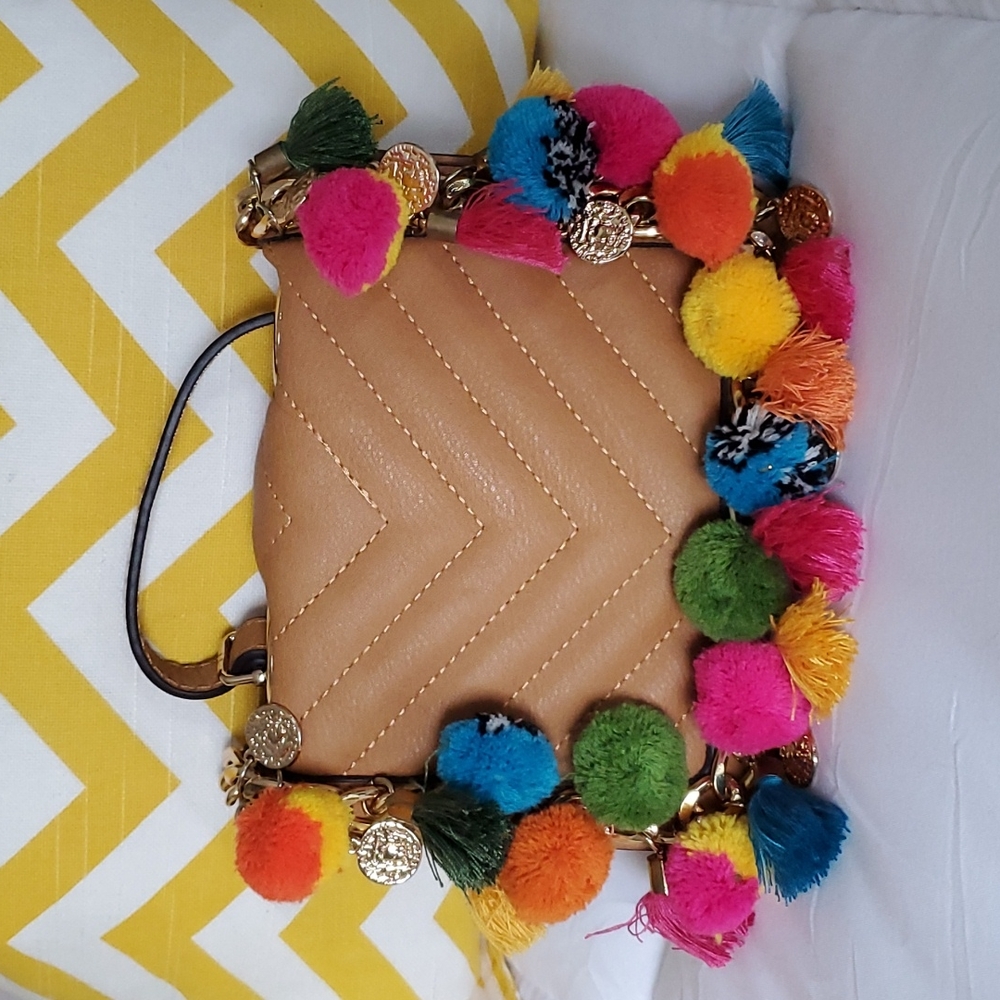 NWOT Aldo Pom Pom Purse